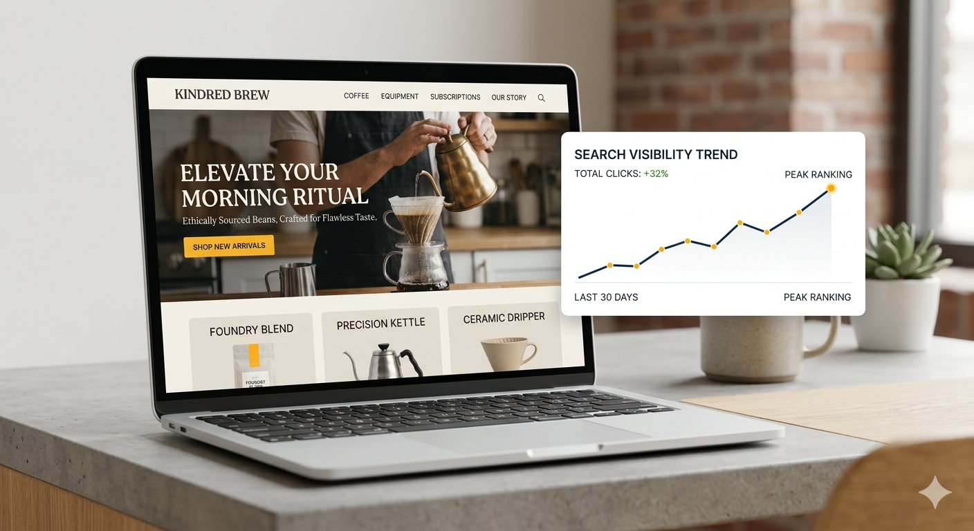 Launch site and SEO for a DTC e-commerce brand